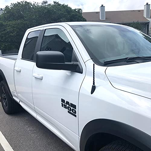 Image of BASIKER Short Antenna Fits for 2009-2026 Ford F150 F250 F350 Bronco, Antenna Replacement Upgrade Radio F-150 Accessories, 7 inches Truck Car Rubber Antenna Screw