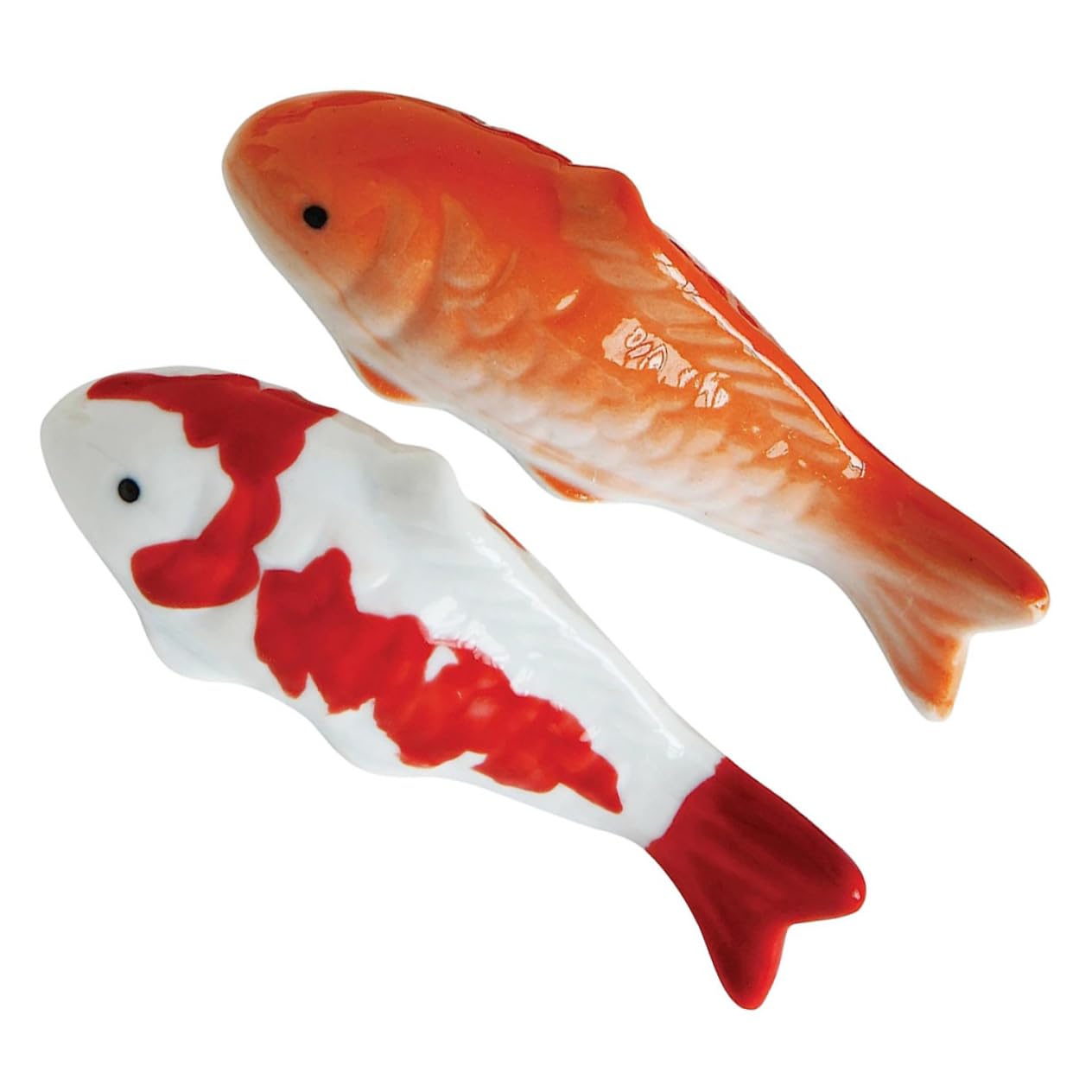 2 piezas de decoración del hogar, cerámica, decoración de peceras, decoraciones de acuario, decoración de peces de simulación, peces flotantes de acuario, peces flotantes, estatuas de peces pequeños,