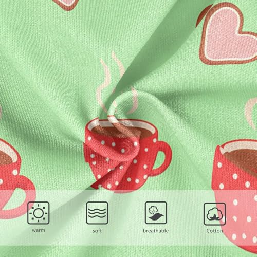 Cute Red Polka Dot Coffee Cups Toddler Girls's Underwear 2T 202c13033