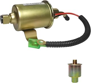12V Electric Fuel Pump Compatible with Cummins Airtex Onan 4000 Gas Generator Onan Microquiet Cummins Rv Qg Replacement for E11007 A029F889 149-2311 149-2311-01 149-2311-02 (Gold)