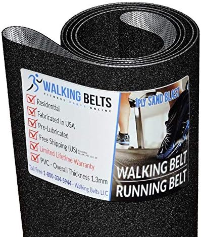 WALKINGBELTS Walking Belts LLC - SportsArt T610 Treadmill Running Belt 1ply Sand Blast + Free 1oz Lube