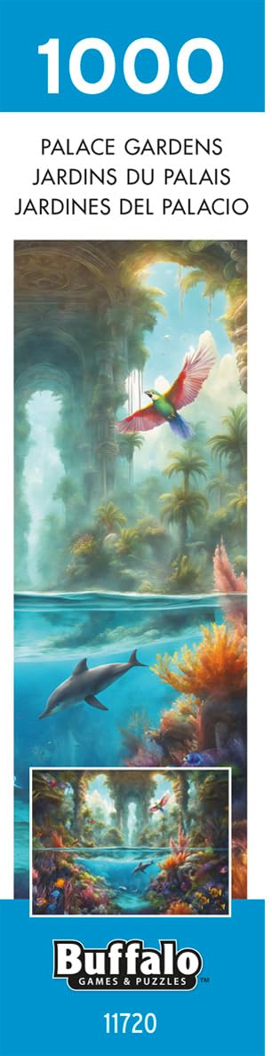 Buffalo Games - Noah Bay - Palace Gardens - Puzzle da 1000 pezzi per adulti - Puzzle impegnativo perfetto per serate di gioco - Dimensioni finite 26,75 x 19,75