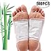 Detox Pflaster Fuß, Kapmore 100pcs Detox Fußpflaster zum Körper Entgiften Bambuspflaster mit Turmalin Fußpflaster zum Entschlacken Pflaster Entgiftung (100PCS)