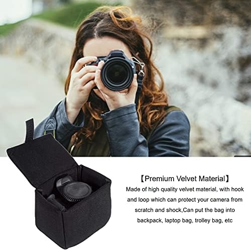 Borsa Imbottita Per Fotocamera DSLR 26x17x12 Cm – Protezione Antiurto Con Divisori Regolabili, Colore Arancione