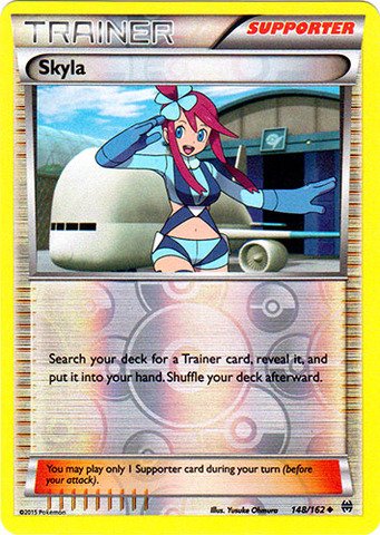 Pokemon - Skyla (148/162) - XY Breakthrough - Reverse Holo
