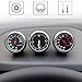WINOMO Set de Reloj e Higrómetro y Termómetro de Coche Luminoso para...