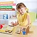 Sendhjurf Montessori Busy Book for Toddlers 3-5 Baby Family Quiet Book Activity Learning Travel Toys for Toddlers Ages 3-5-7 Girls Gift