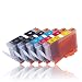 Produktbild Cenado Reinigungspatronen Set für CANON PIXMA IP4840 IP4850 IP4900 IP4950 IX6250 IX6550 MG5100 MG5140 MG5150 MG5200 MG5240 MG5250 MG5300 MG5340 MG5350 MX710 MX715 MX884 MX885 MX890 MX895 etc. mit Chip, kompatibel zu CANON PGI525 CLI526