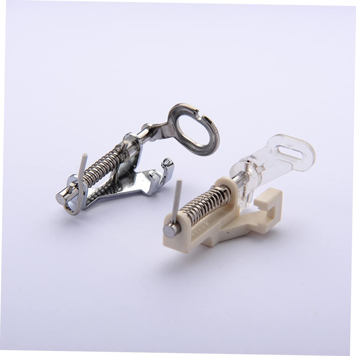 Artibetter 3 Set Piedino per Cucire Portatile Accessorio per Cucire Piedino per Orlare Arrotolato Piedino Universale per Punto Raso Piedini per Cucire Piedini per Macchina da 5 Pezzi * 3