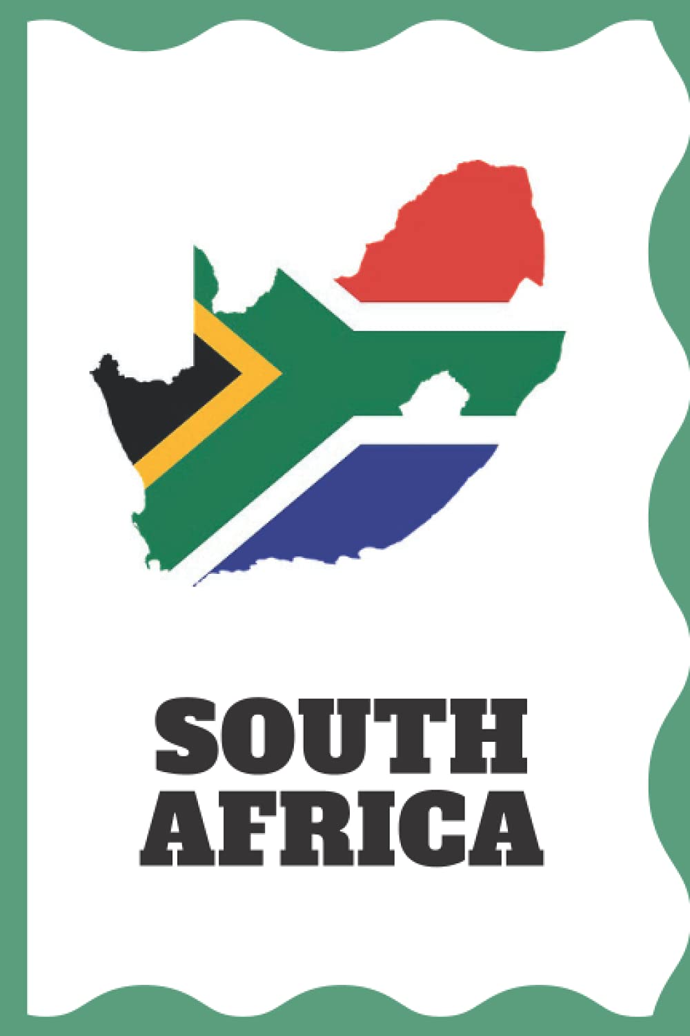 South Africa: Notebook to fill out. 100 ruled pages. Perfect gift for South Africans and all South Africa friends (French Edition)