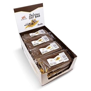 XXL Nutrition – Delicious Oat Bar – Haferriegel, Müsliriegel, Energieriegel mit Haferflocken – 12 Pack – Schokolade