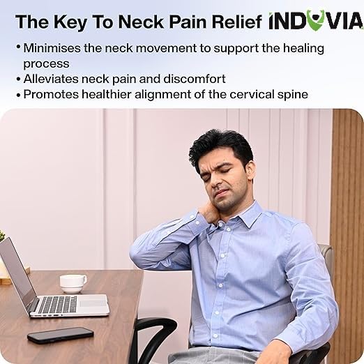 Image of Premiums Cervical Collar with Chin Brace for Comfort Pain Relieves | Neck Support Belt for Men And Women. (Gray, S)