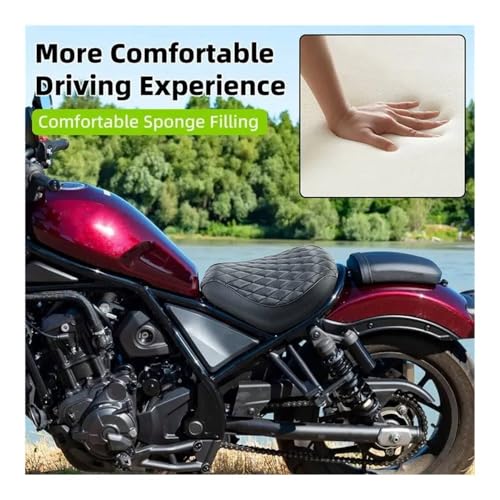 Asiento cojín de asiento delantero para evitar fatiga en moto Rebel CMX1100 2021-2025 2