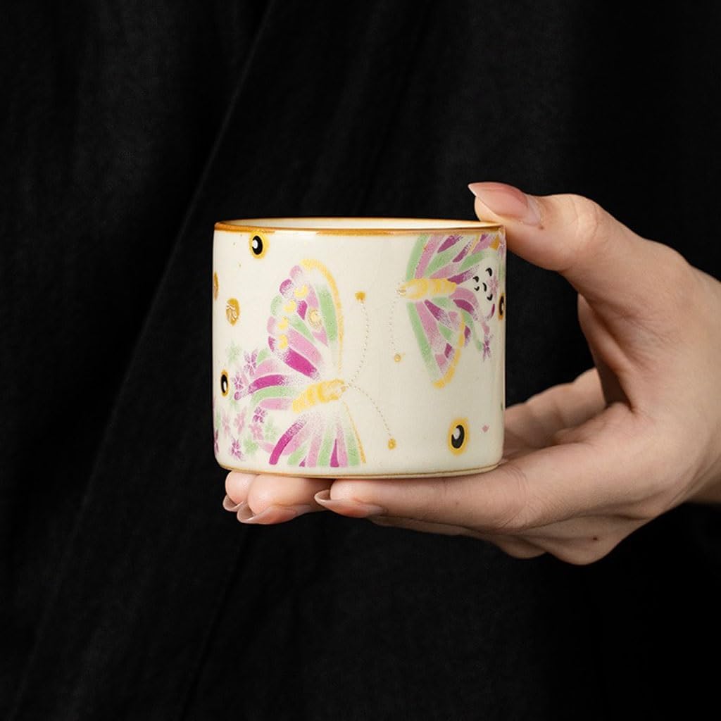 GSOUL Kungfu Tea cup Kitchen Coffee Cup Ceramic Small Tea Kung Fu Exquisite Single Small Tea Cups