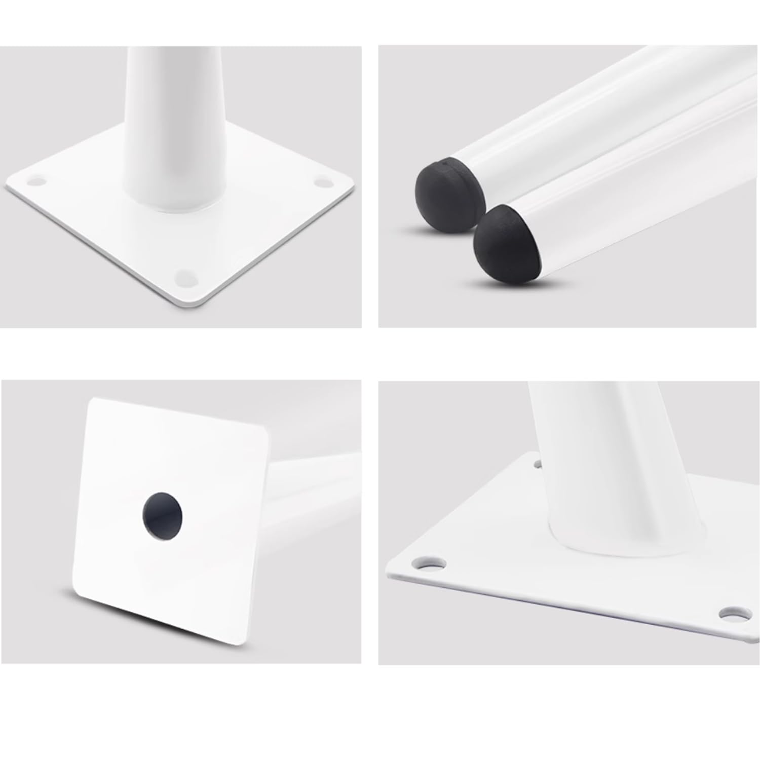 4 Piedini Regolabili Per Mobili - Acciaio Inox, Portata 200 Kg, Altezza 30 Cm - Foto 4