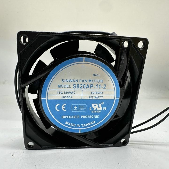 Ventilador S825AP-11-2 de 80mm para eliminar calor en servidores y cuadros de control