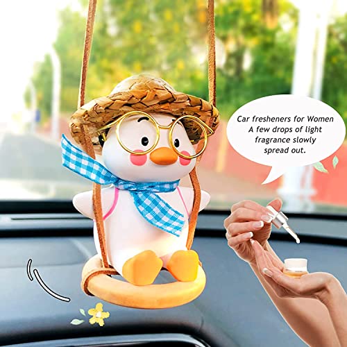 Image of AUTO SNAP Creative Couple Decoration Car Air Cute Perfume Interior Clip Aromatherapy Air Conditioning Decoration Duck