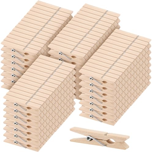 Petites épingles à linge en bois de 4,5 cm lot de 400 pour loisirs créatifs
