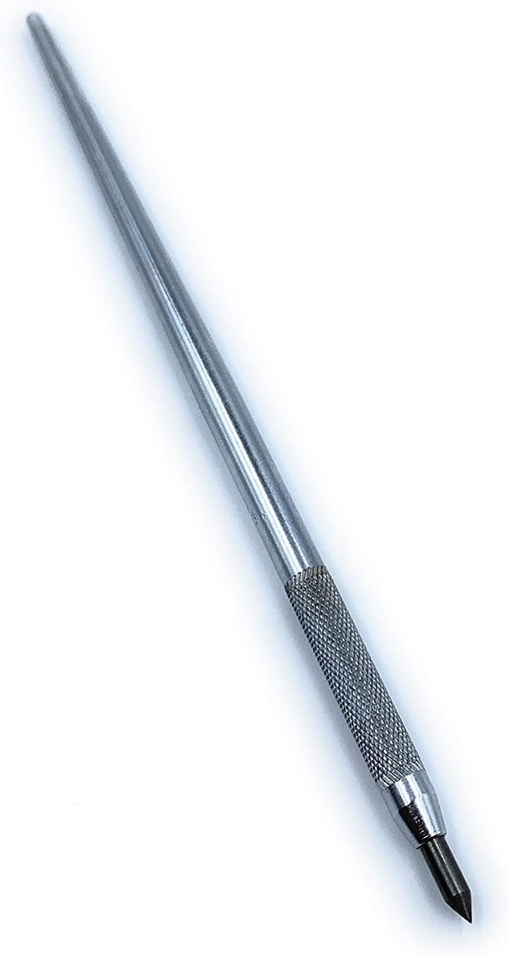 Fozti Scriber 6" with Carbide Tip for Bezel Setting, Scribing, Metal Clay, Engraving, Jewellery Making, Gold/Silver Foil or Keum-Boo Application, Watchmaking, Model Making, Hobby Crafts