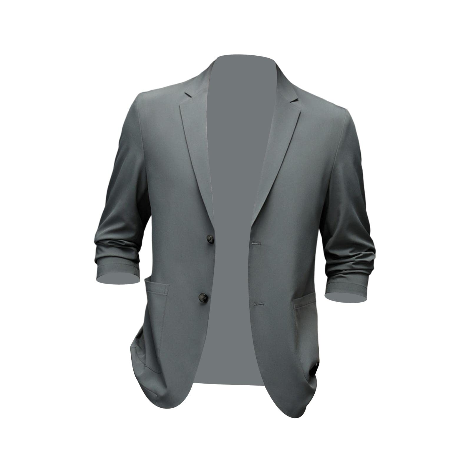 Suit Jacket Men Mens Sport Coats and Blazers Suit for Party Office Festivals Gray Green Color L