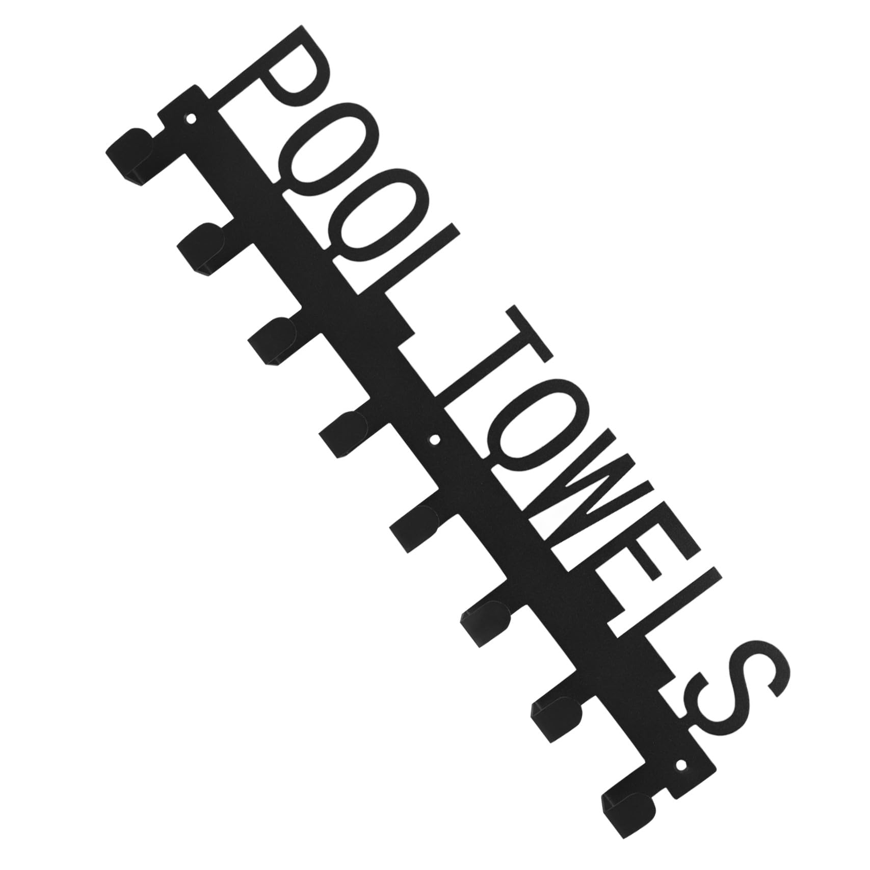 Toallero colgante para exterior en tu zona de piscina sin perforar paredes