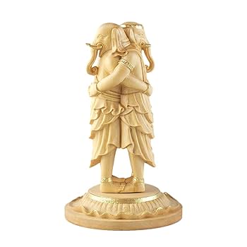 歓喜天　木彫　仏像　新品 Amazon.co.jp: 極小仏 歓喜天 8.8cm（木製：ツゲ 金泥仕上）＿