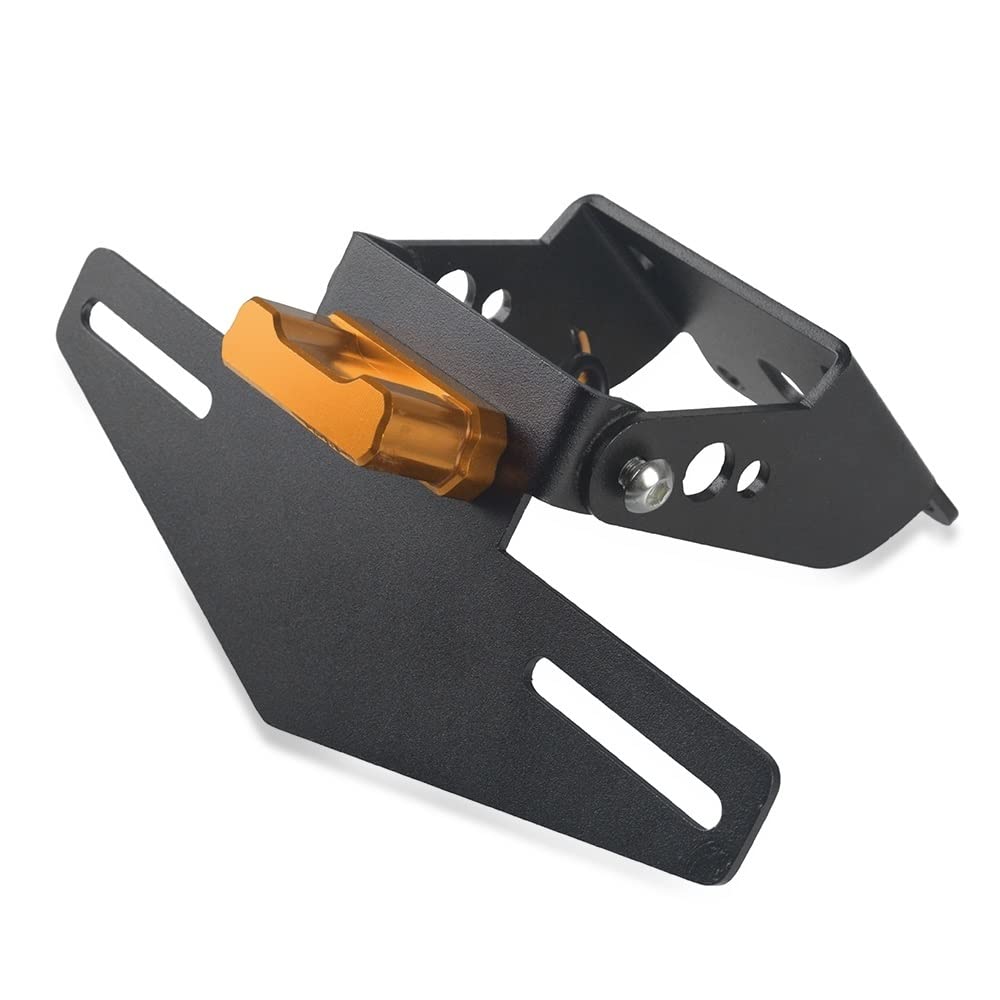 Kennzeichenhalter Motorrad Motorrad Hinterer Kennzeichen Tailrahmenhalter Mit Fit Verwendung for Du Ke 125 250 390 2017 2018 2018 2019 2020 2021 390 Due Motorrad Kennzeichenhalter(Orange)