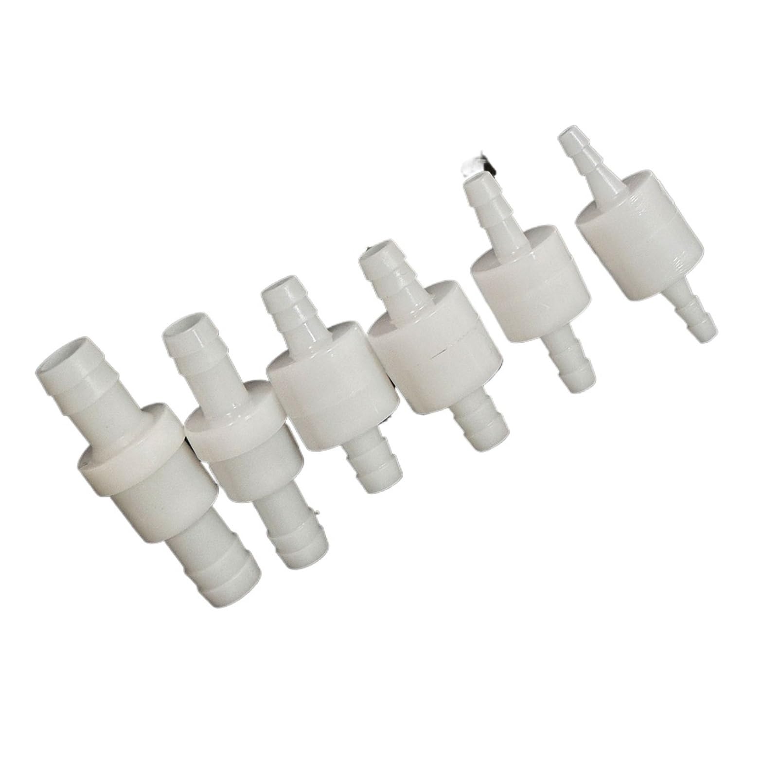 1 válvula de retención de plástico de 1 vía de 4 mm, 6 mm, 8 mm, 10 mm, 12 mm