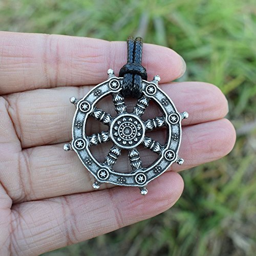 Dharma Wheel Of Life Samsara Buddhist Amulet Pendant Talisman (Bronze) #TOP2