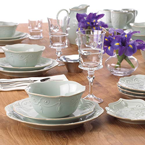 Lenox French Perle 4-Piece Place Setting, Ice Blue #TOP7