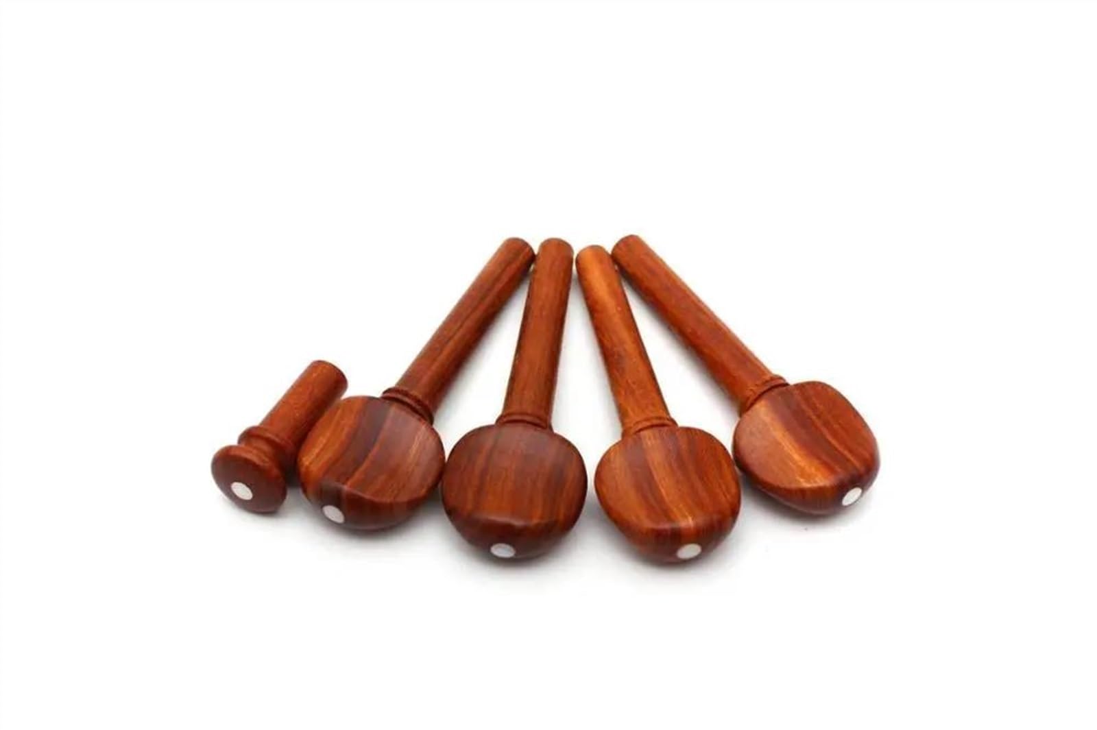 4/4 pieza trasera de violín afinador fino clavija de violín resto de barbilla piezas de violín con incrustaciones de concha accesorios de violín piezas y accesorios violín