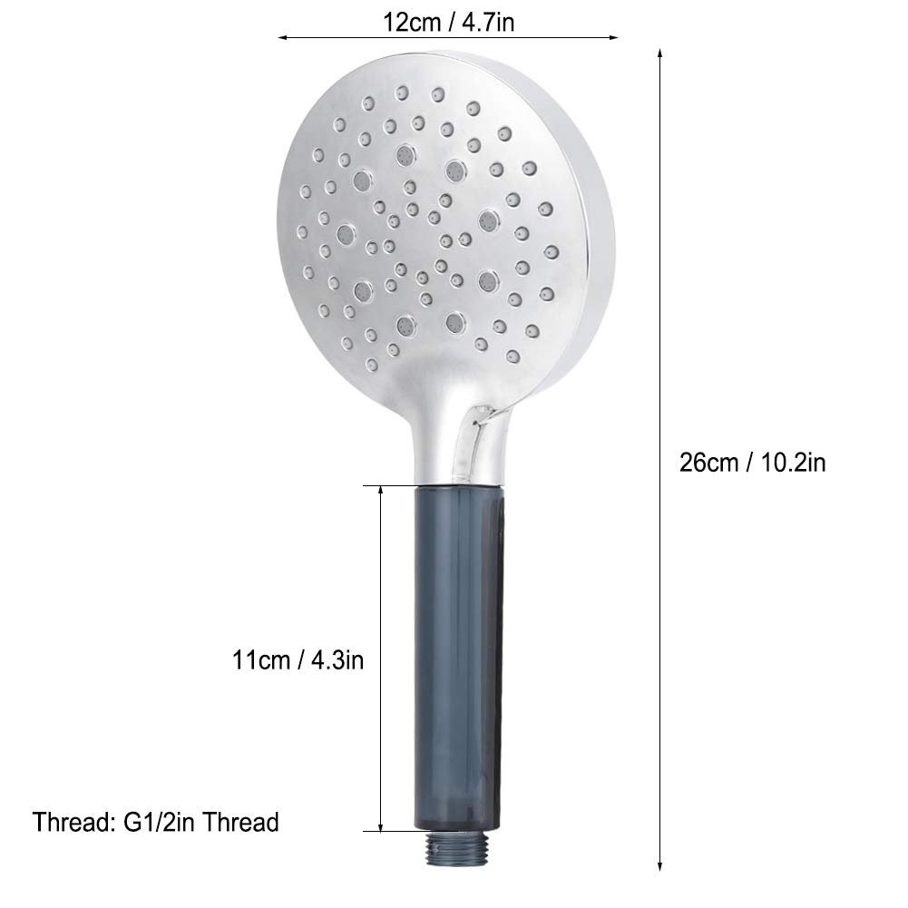 Alcachofa de Ducha - G1/2in Multifuncional ABS Mano Ahorro de Agua Rociador de Cabezal de Ducha con Filtro Accesorios de baño