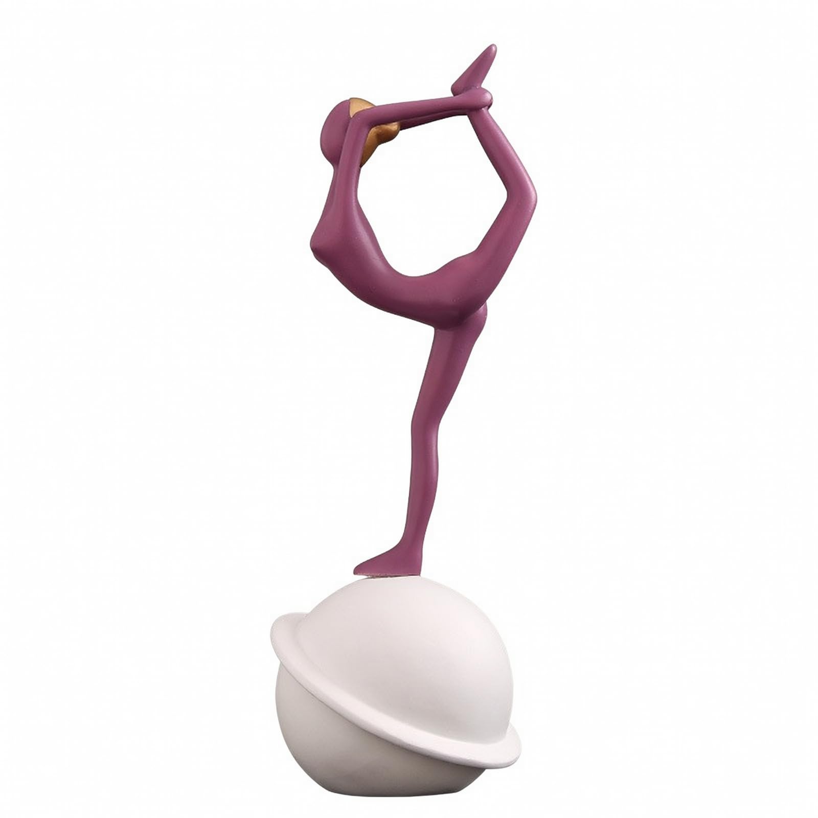 Scultura Decorativa a Tema Meditazione |, Figurina Femminile Posizione Meditazione, Idea Regalo, Ornamento da Tavolo, per Comodino, Soggiorno, Stile E