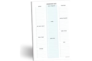 Grocery List Notepad: Kickstart Your Shopping Efficiency!