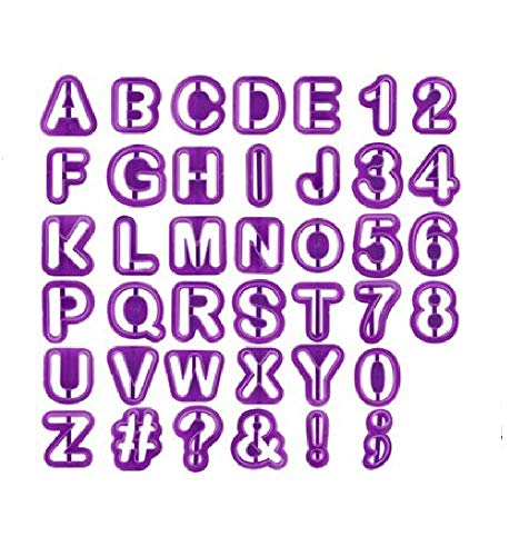 Yangzi Linha Confeito, Molde de Letras e Números para Confeitaria