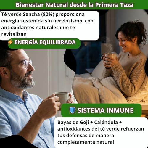 Detox Té Desintoxicante Potente Adelgazar Rápido, Té Kombucha Verde Natural, Detox Higado, Diurético. Infusión Antioxidante Premium - Hígado + Bayas Goji + Piña Hojas Sueltas 100g 60 Días - imagen 4