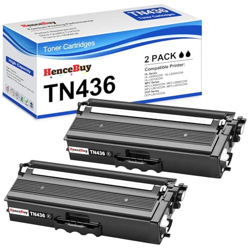 Cartouche TN436 noire pour Brother HL-L8360CDW pour imprimer de longs rapports sans panne
