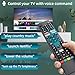 Gvirtue RM-C3250 RMC3250 Voice Remote Control for JVC Smart 4K UHD Ultra HD HDR LED LCD TV LT-32CA690 LT-32CA790 LT-40CA790,No Setup Required