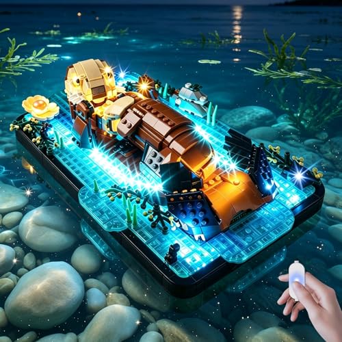 Nitemode Light Kit for LEGO 21366 Floating Sea Otters, Touch, Lights Only