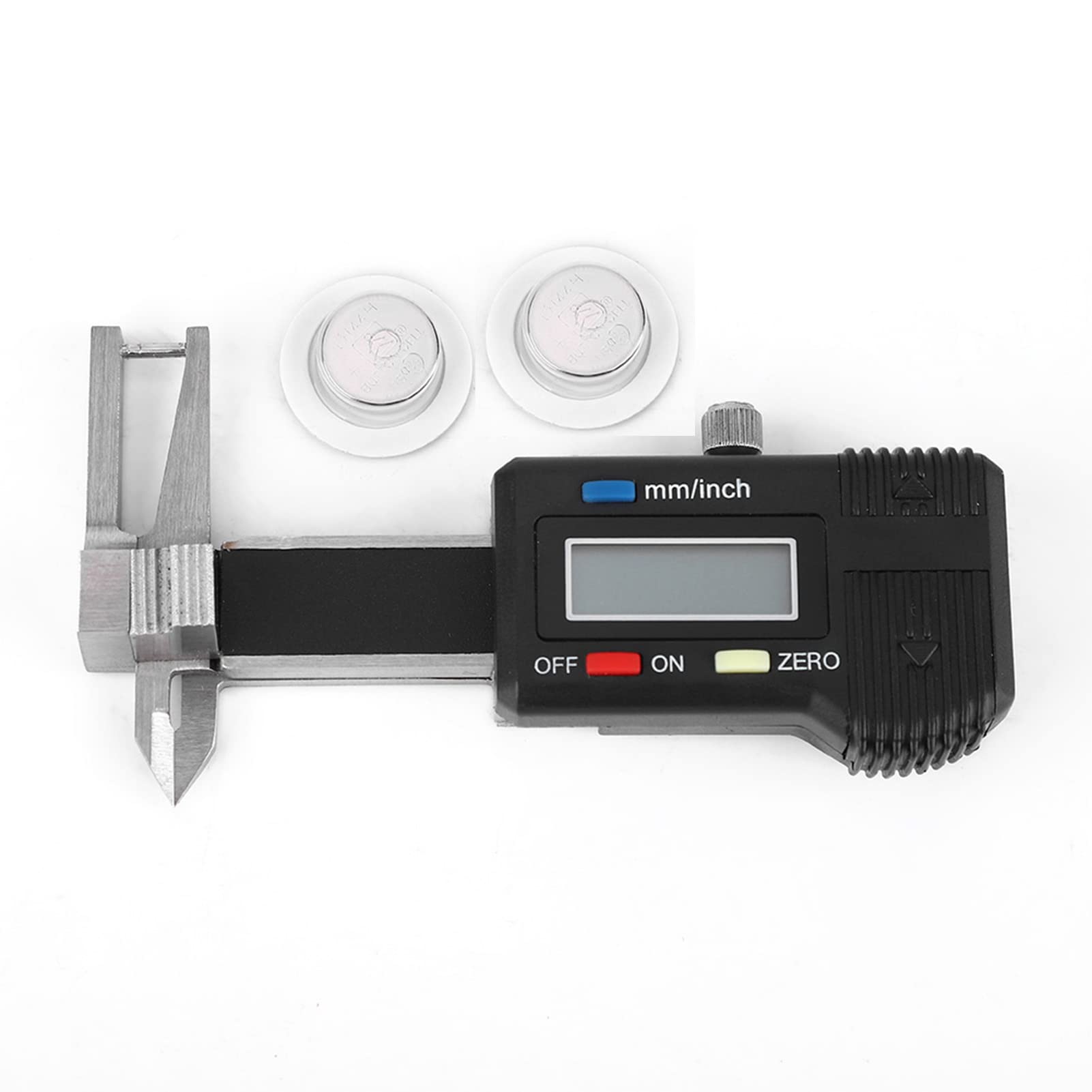 Calibrador Digital Pequeño Herramienta de Medición de Calibre Pequeño 1 Pulgada Pantalla Digital Micro Electrónica de Acero Inoxidable Regla de Uso Triple Calibrador de Calibre de