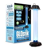 Catchmaster Glostik Flying Insect Trap 1-Pk, LED Light Glow in The Dark Sticky Fly Traps for Indoors & Outdoors, Mosquito & Bug Catcher Night Trap, Insect Killer, Home & Camping Pest Control