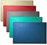 Mr. Peanut's Large Pet Food Mat, Premium FDA Food Grade Silicone, BPA Free, 24