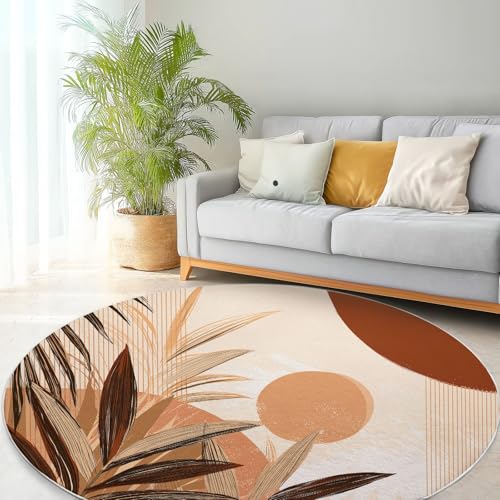 Tapis abstrait antidérapant pour sécuriser et décorer le salon