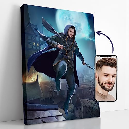 Custom Fantasy Portrait on Canvas
