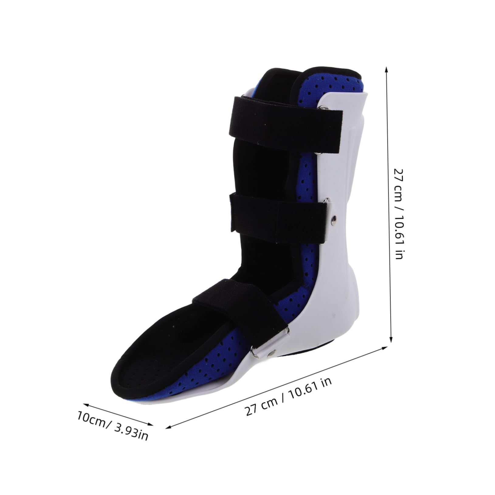 WOFASHPURET Polypropylene Ankle Brace Comfortable and Breathable Foot Fixing Splint Reinforced Side Stabilizers