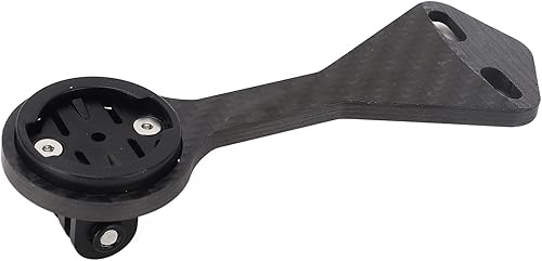 Miniatura 6 de VBESTLIFE Soporte de vástago delantero, fibra de carbono ligero manillar Ciclismo montaje de computadora para IGPS