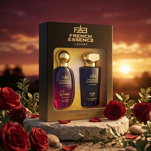 Image of French Essence Perfume Gift Set for Men & Women | Bloom 30ml & Oud 30ml Combo | Long-Lasting Fragrance | Attractive French Scent | Fresh EDP
