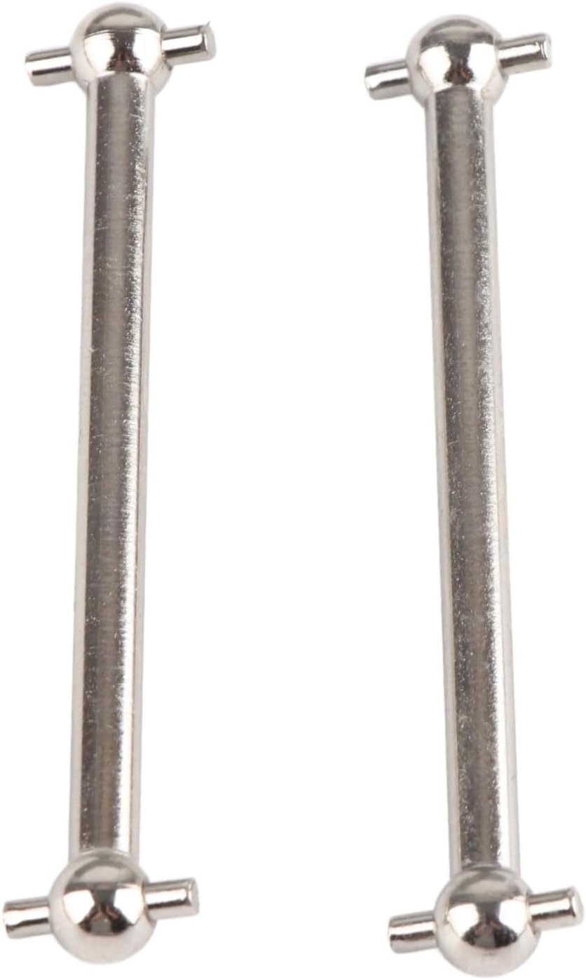 VGEBY RC Car Rear Drive Shaft, 2PCS RC Metal Rear Dog Bone Drive Shaft for 16889 1/16 RC Car Spare Parts Upgrade M16106 Model Car Accessories 16889 Dogbone 1/16 Rc Dogbone Rear