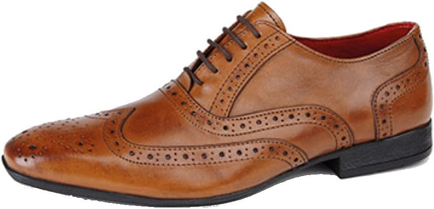 M338BT-11 Tan Brogue, Burnished Tan, 11 UK