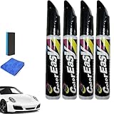Stylopro Car Scratch Pen, Car Scratch Magic Pen, Quick Repair Vehicle Touch Up Paint, Suitable for All Cars (4, Black)